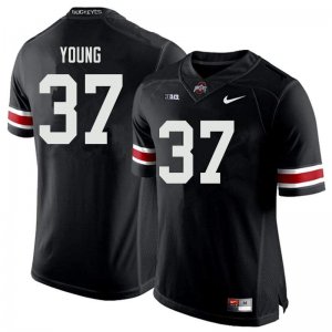 Men's Ohio State Buckeyes #37 Craig Young Black Nike NCAA College Football Jersey Hot CGS3644MG